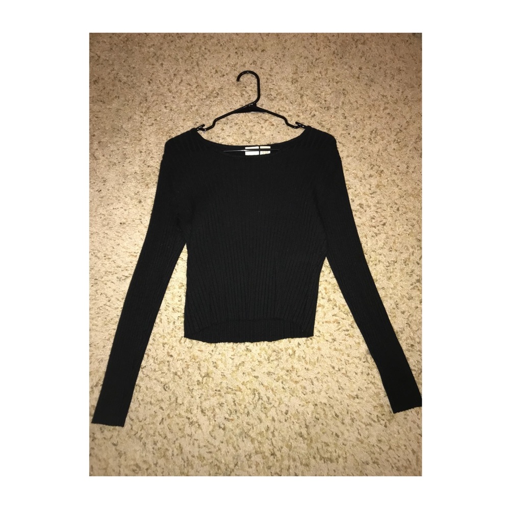 Plain Black Sweater